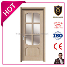 Solid MDF Glass Swing Doors for Internal